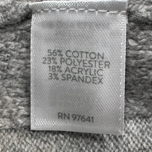 NWOT JJill PureJill long Cardigan. Purple and Gray. Size M - Picture 5 of 6